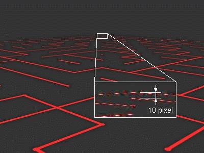 simulated camera image